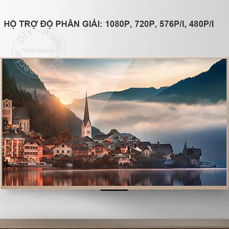 Cáp VGA 2 đầu đực 3+6 1080P Unitek