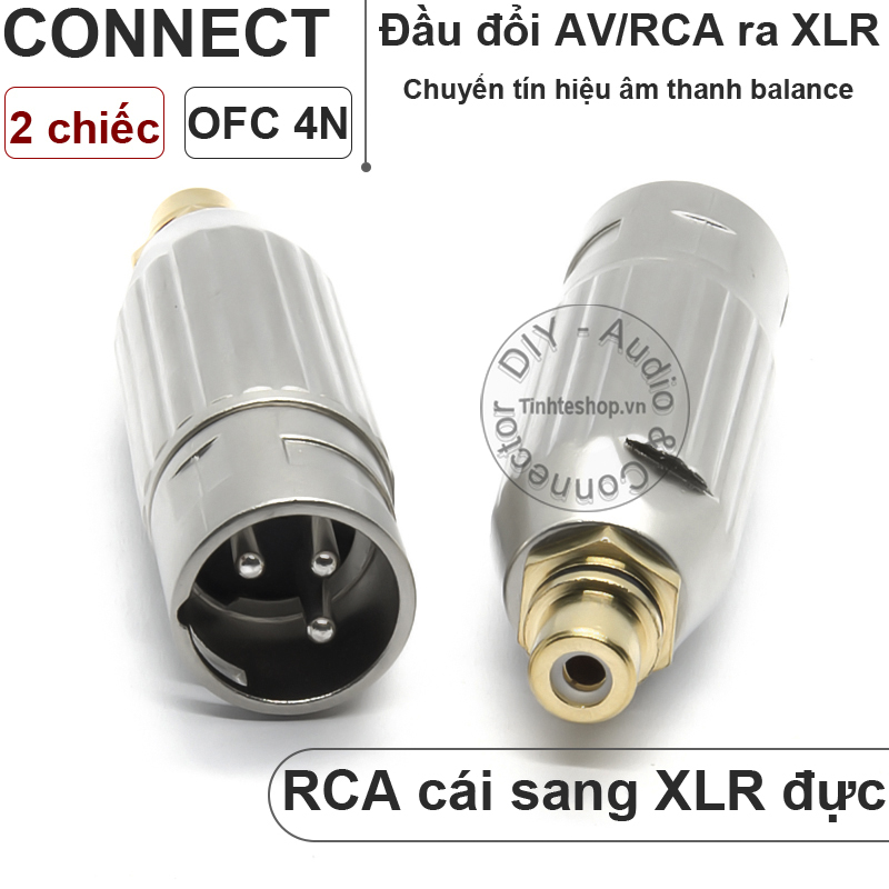 XLR to RCA adapter