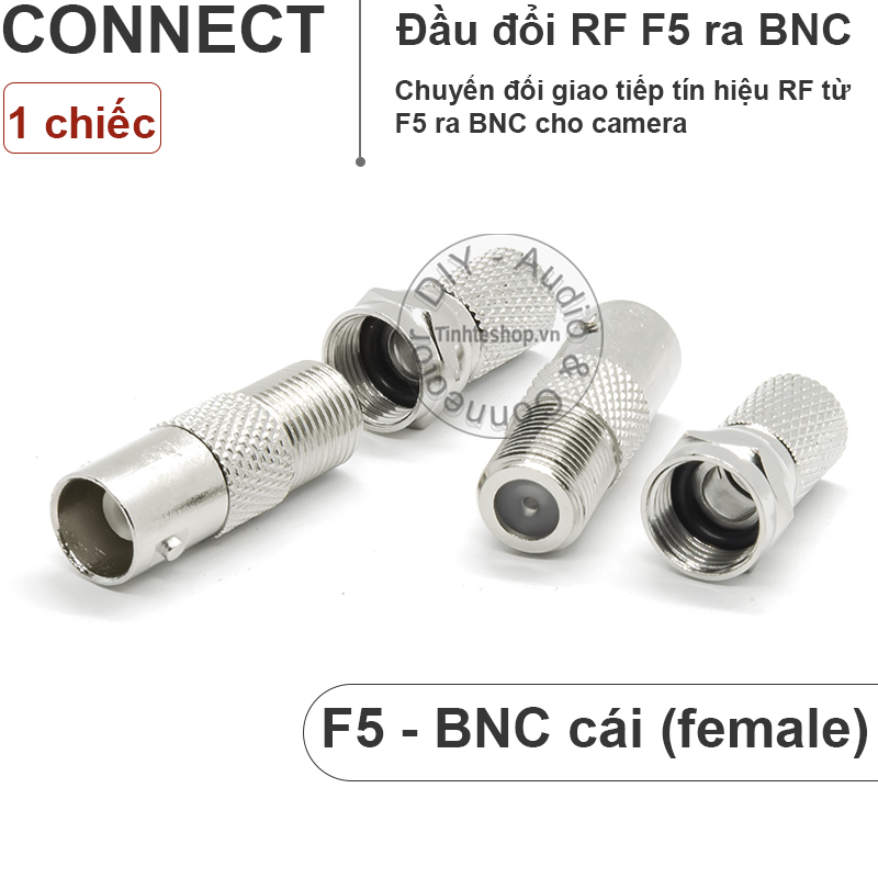 Đầu đổi F5 sang BNC cái 