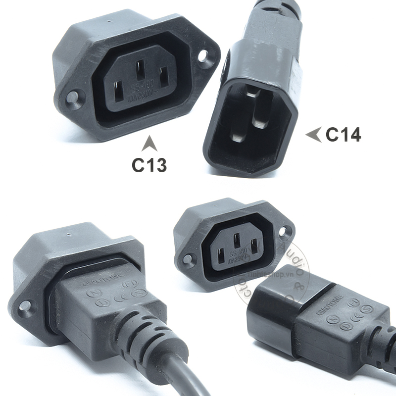 jack cắm nguồn c13 c14 cho DPU UPS