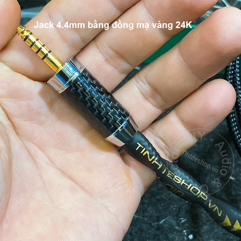 Balanced audio cable to 2 XLR silver-plated 4N copper cores