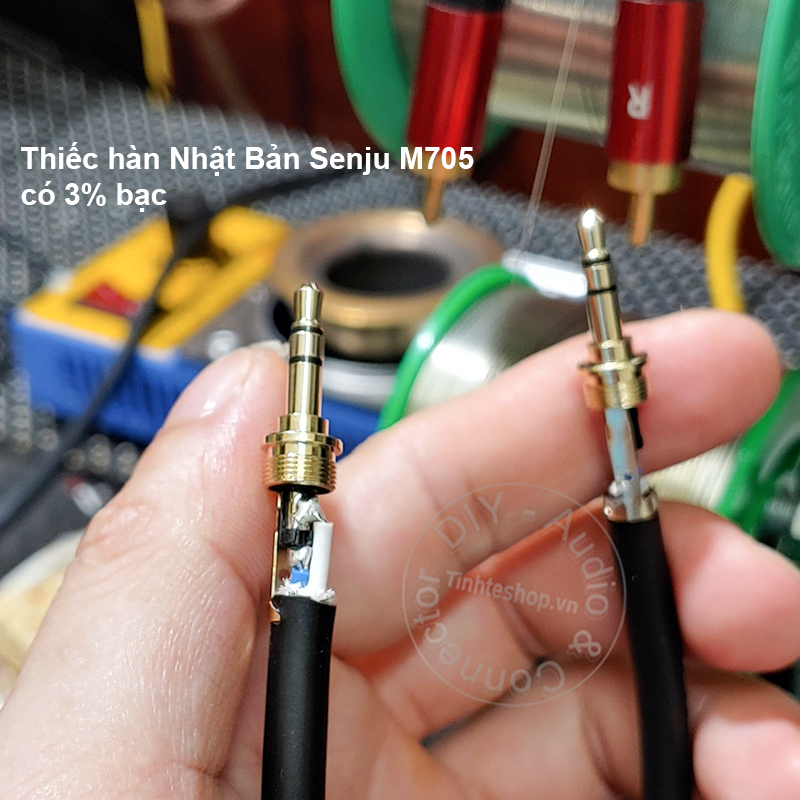 Cáp âm thanh 2 đầu 3,5 ngắn cắm cho AMP DAC