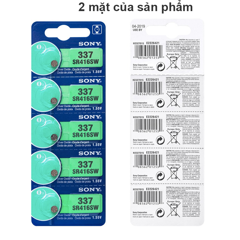 PIN đồng hồ  337 V337 GP337 SR416SW