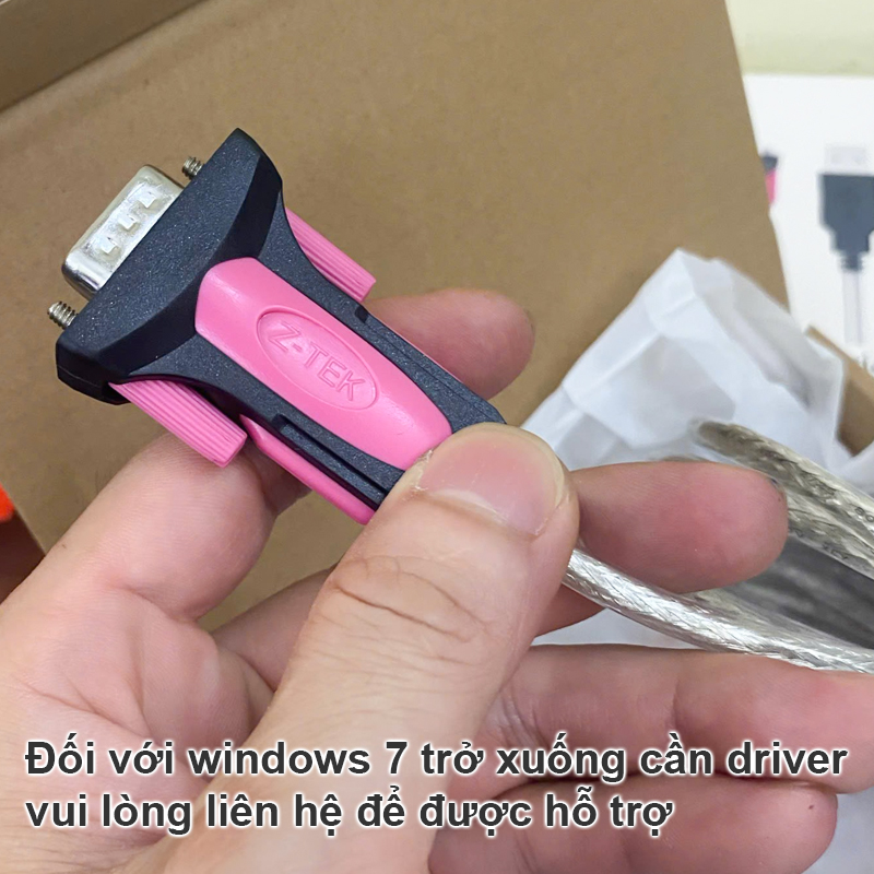 Cáp USB to COM Z-tek ZE533A 1.8 mét