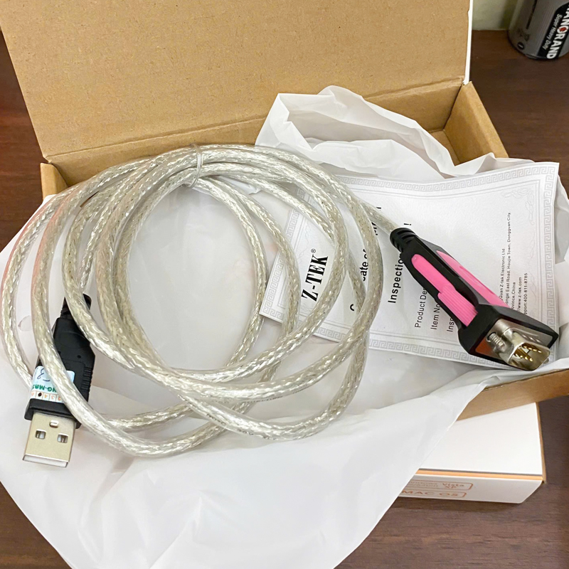 Cáp USB to COM Z-tek ZE533A 1.8 mét