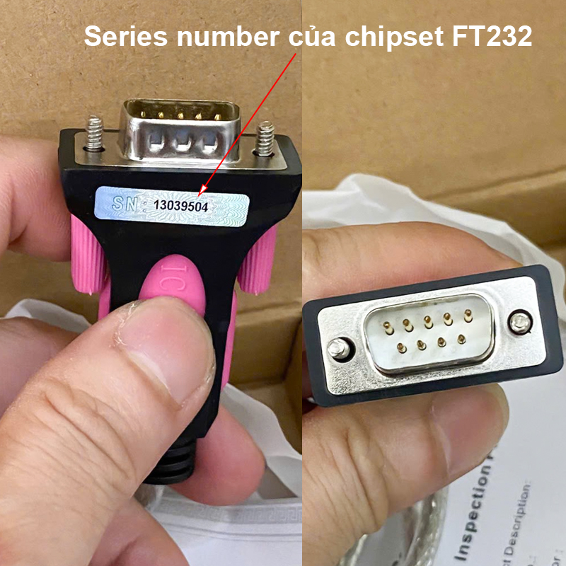 Cáp USB to COM Z-tek ZE533A 1.8 mét
