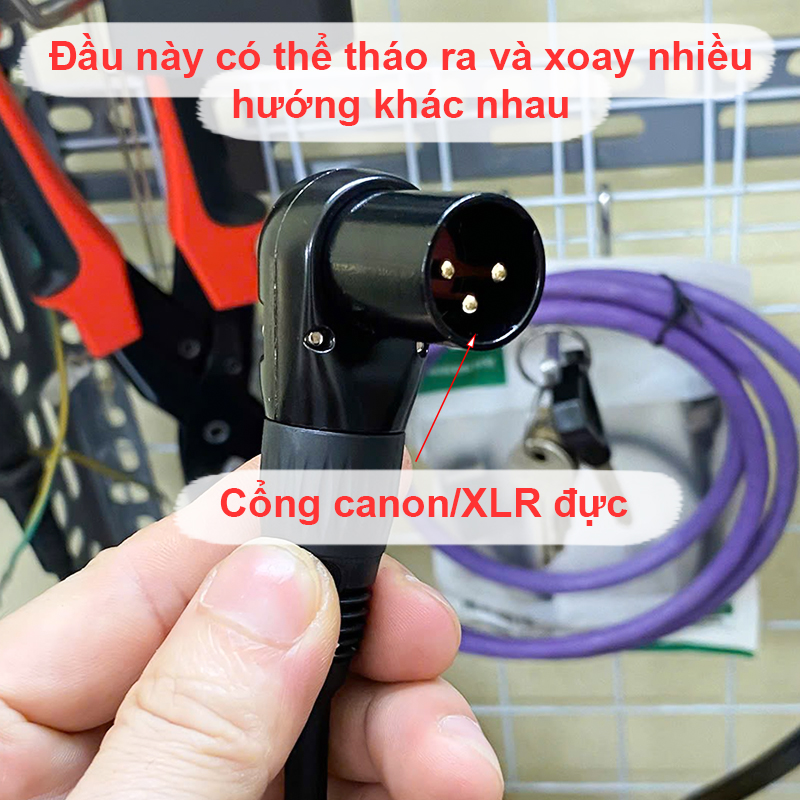 3.5mm unbalanced audio cable to XLR male all square