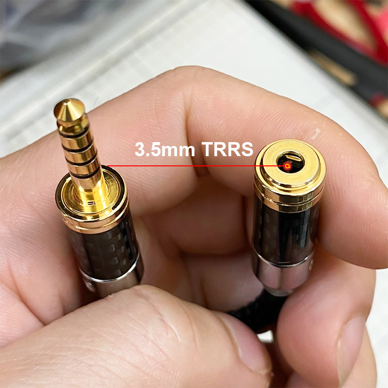 4.4mm to 3.5mm balanced audio cable headphone jack with DAC AMP DAP