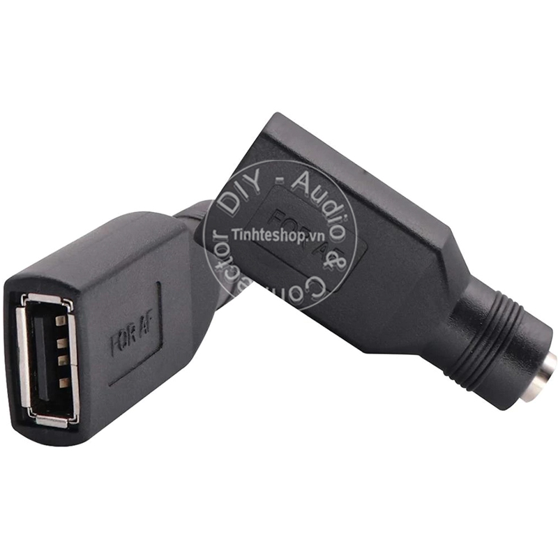 Giắc chuyển nguồn DC chân tròn ra USB