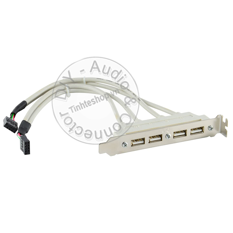 SB 2.0 9pin to USB 2.0 AF 4 port