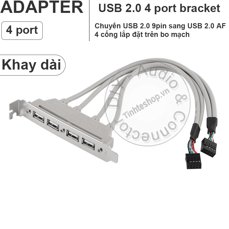SB 2.0 9pin to USB 2.0 AF 4 port