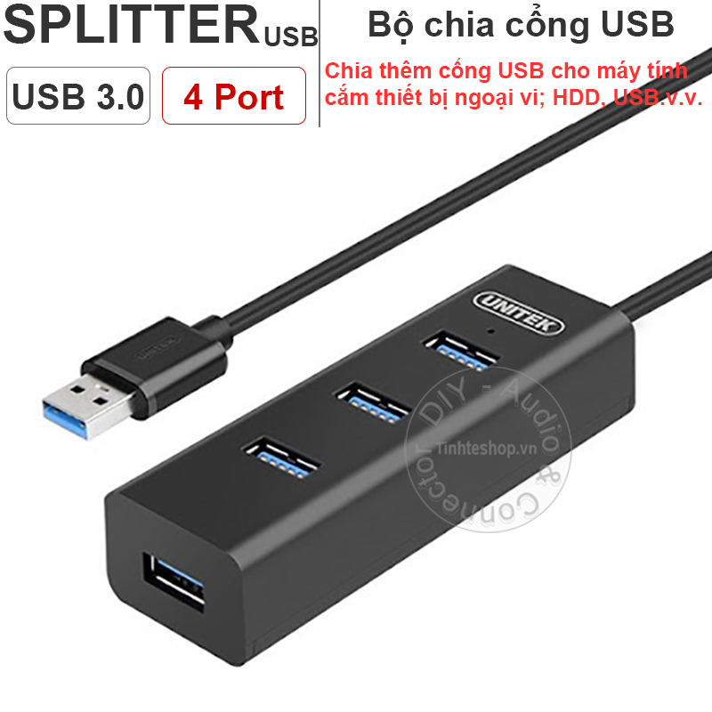 Bộ chia USB Unitek y-3089