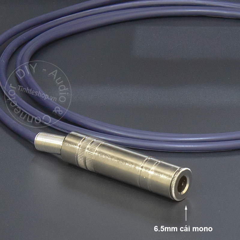 Dây microphone chuyển 3.5mm ra 6.5mm mono