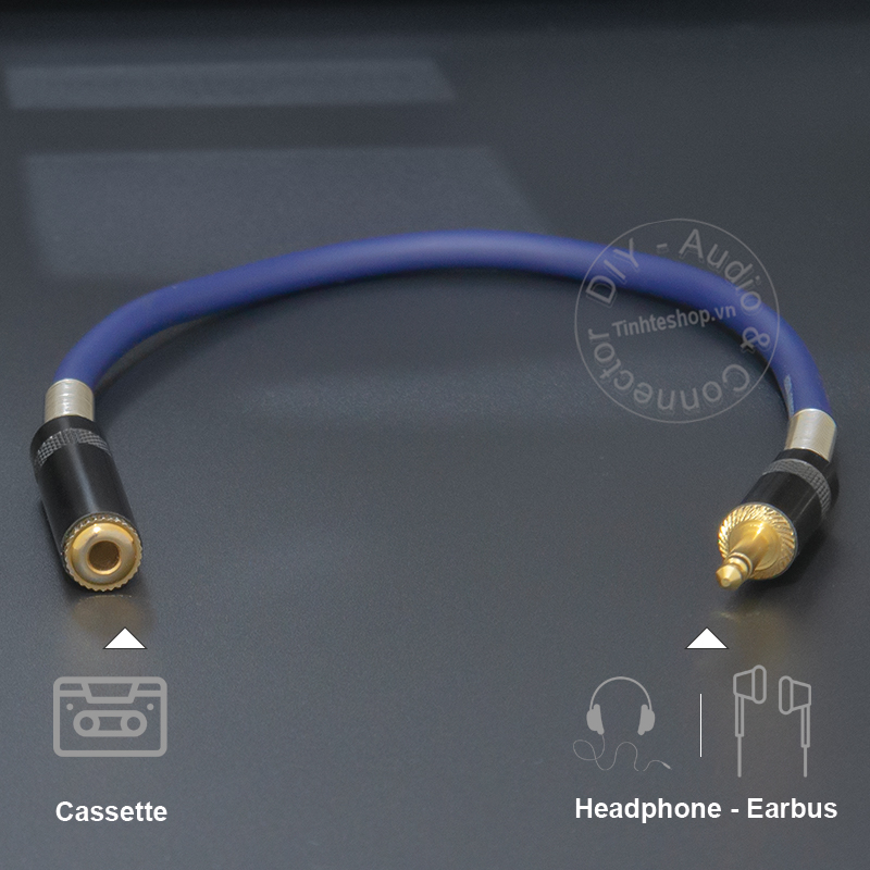 3.5mm mono to stereo audio cable