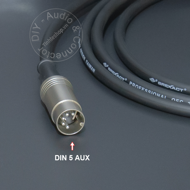 1/8 to MIDI 5 pin AUX