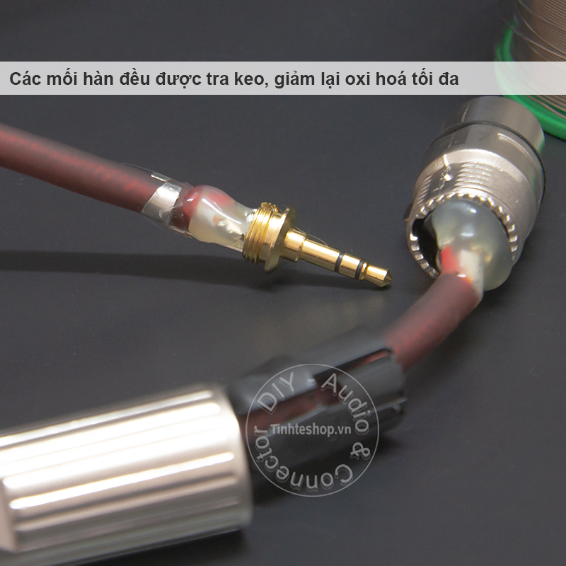 3.5mm to 2 XLR female cable