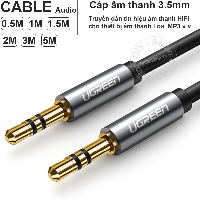 Cáp audio 3.5mm AUX stereo