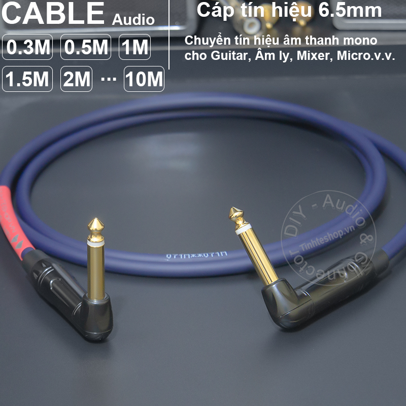 6.35mm TS audio cable