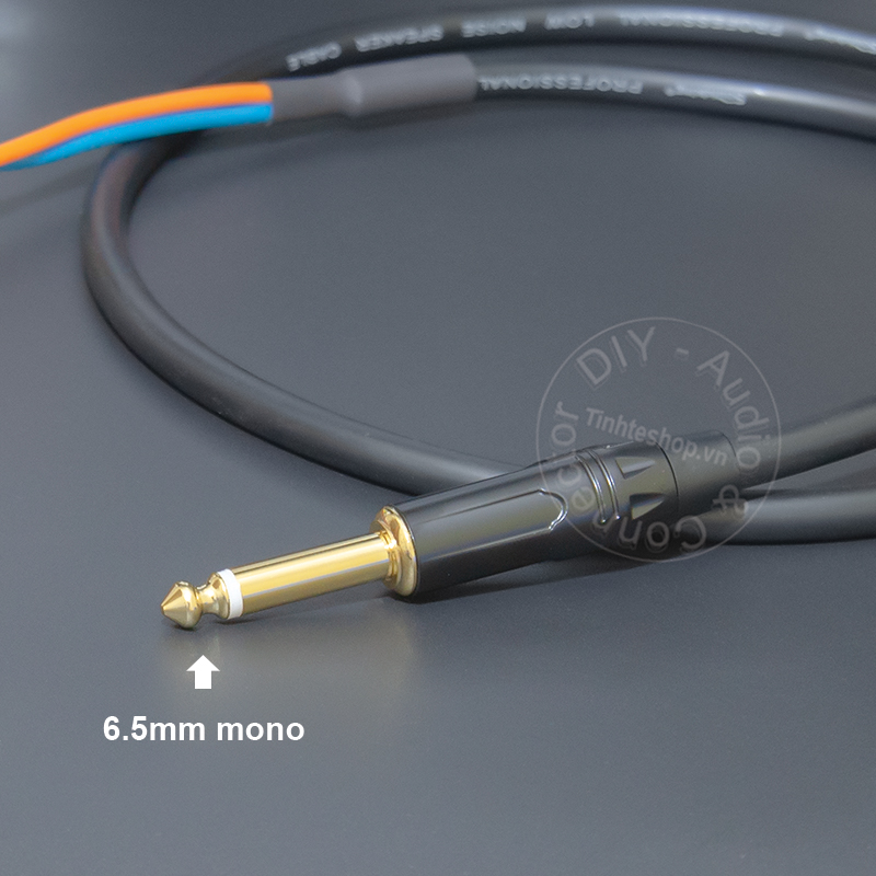 6.5mm mono to banana plug cable