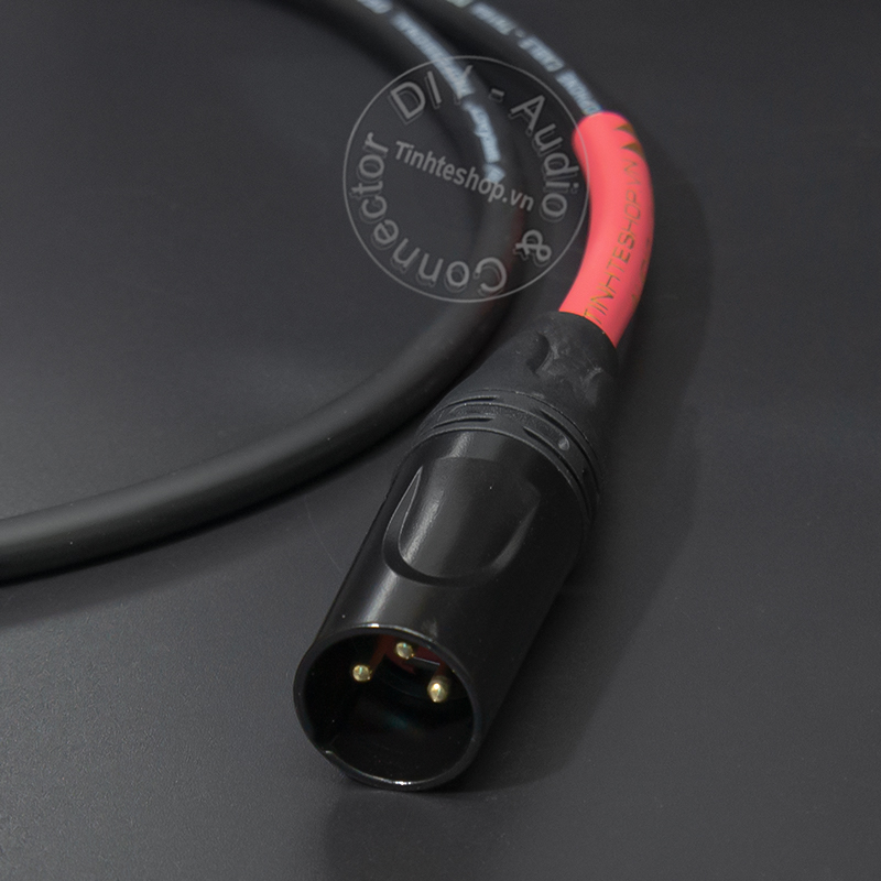 TRS 1/4 to XLR male audio cable