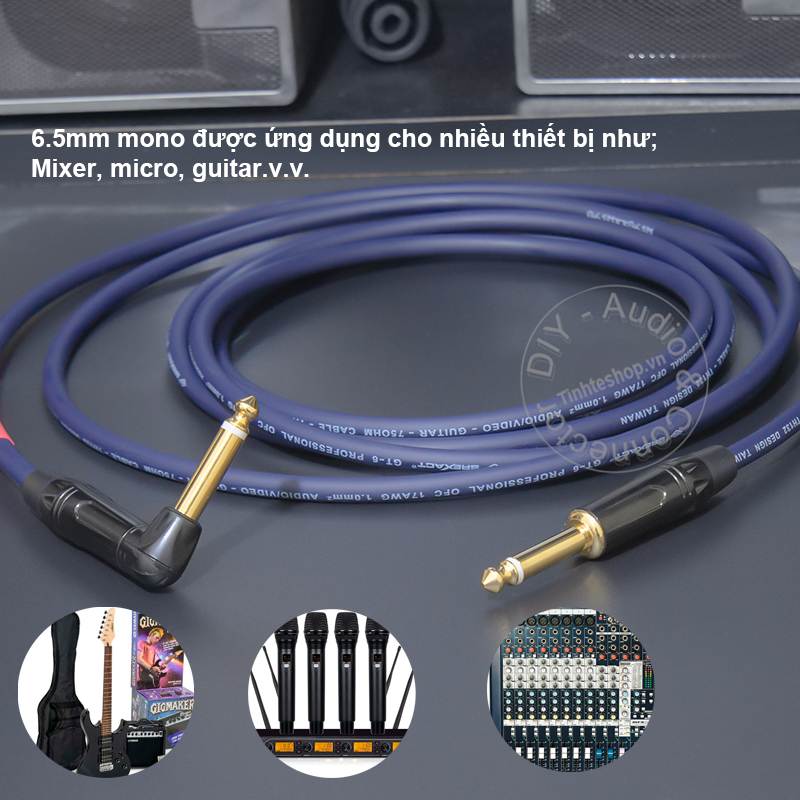 6.35mm mono cable