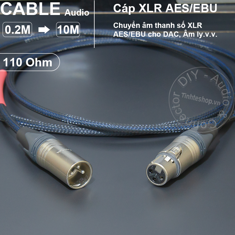 DIY XLR AES/EBU digital audio cable