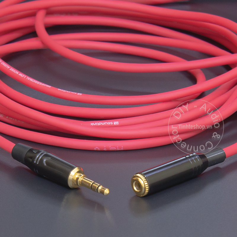 DIY 10 to 40 meter extension 3.5mm stereo audio cable