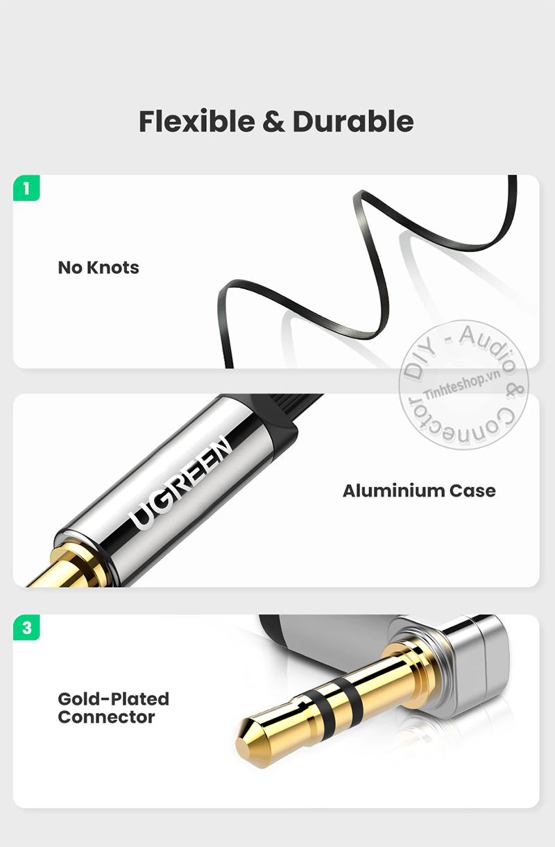 Dây 3.5mm ra 3.5mm Ugreen AV119 