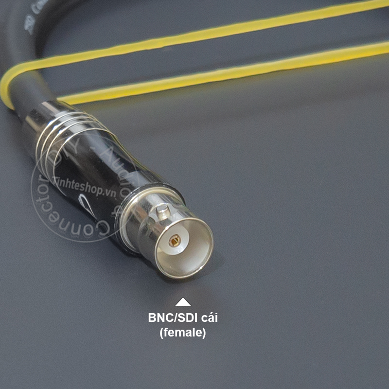 DIY BNC female to AV male SDI cable