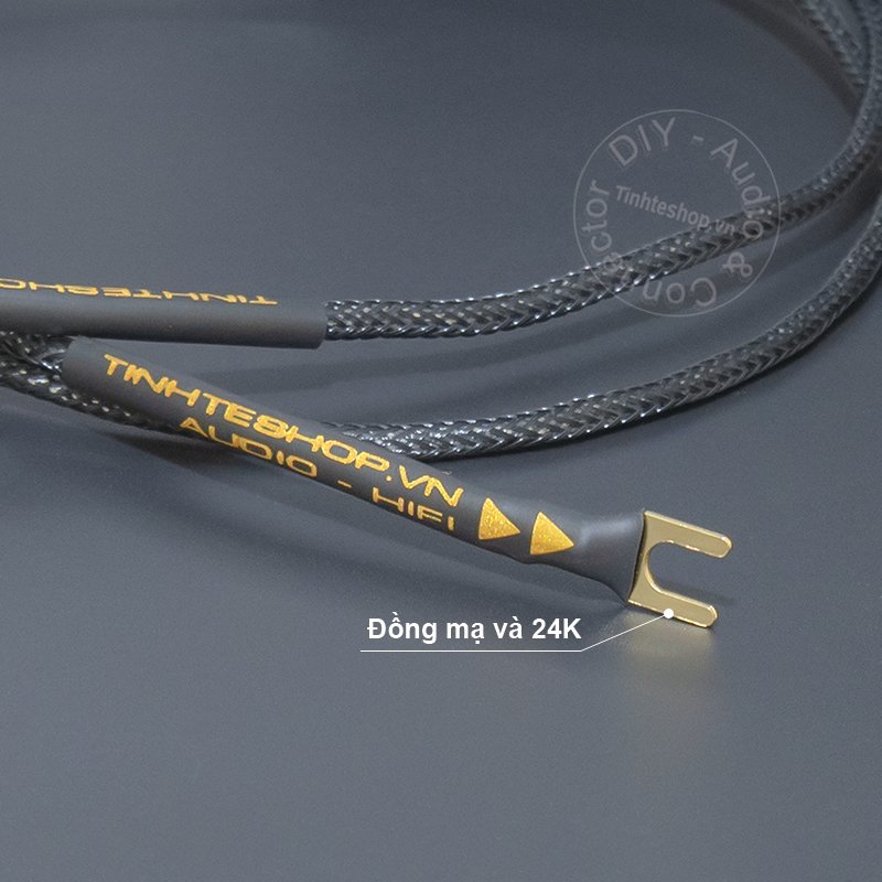 Ground wire for audio equipment with silver-plated 4N copper core