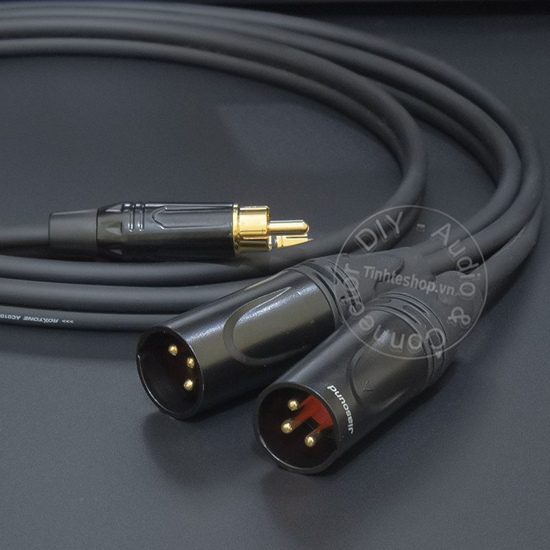 XLR male to RCA cable