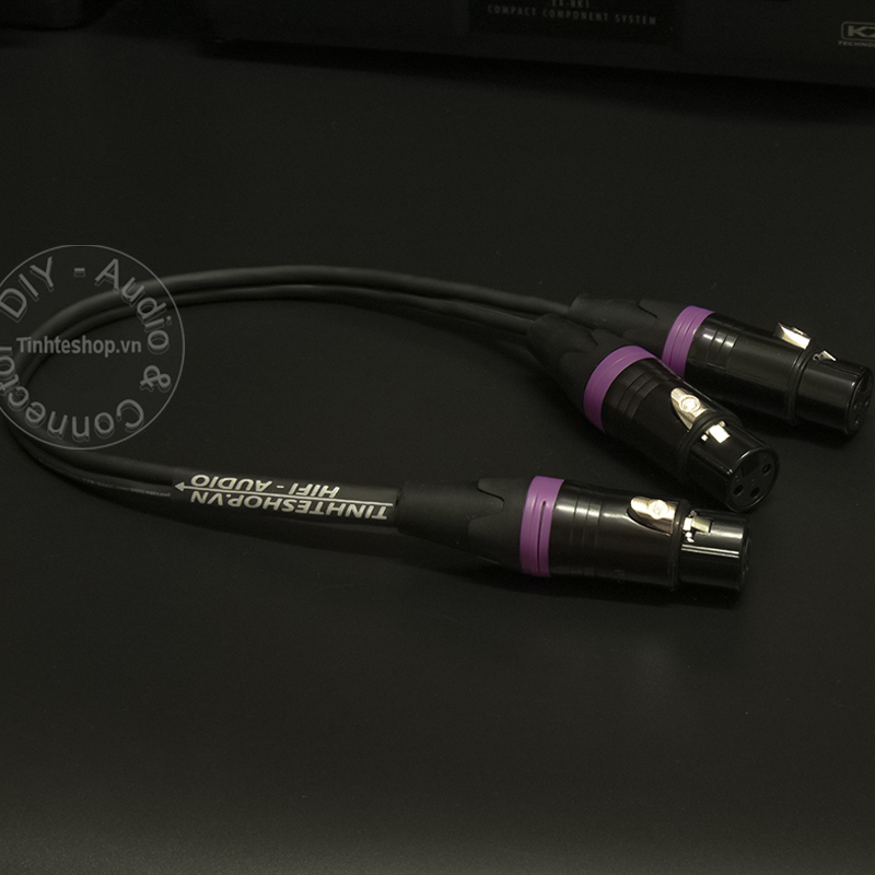 xlr female x2 xlr female