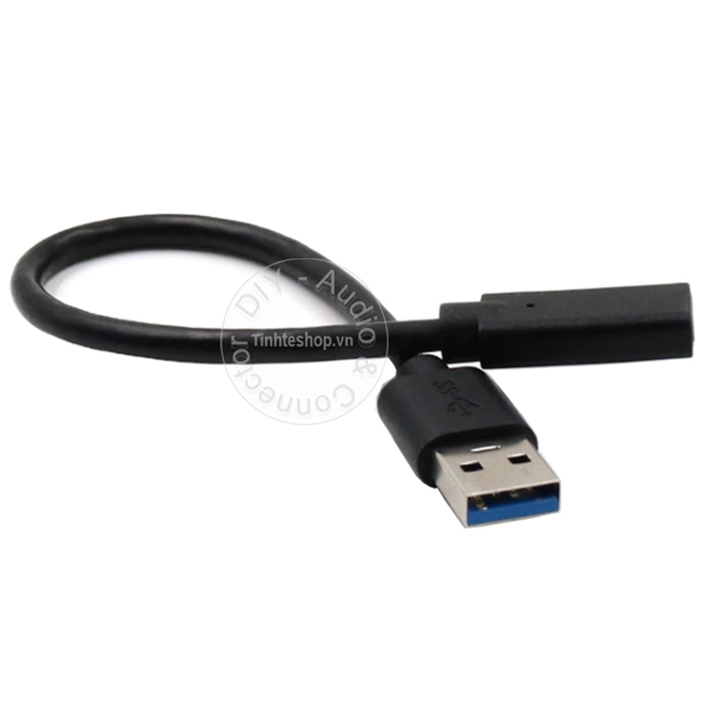 USB C female to USB 3.0 male cable