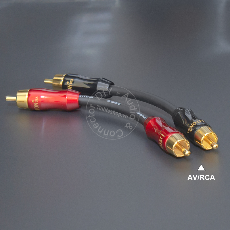 DIY RCA analog audio cable