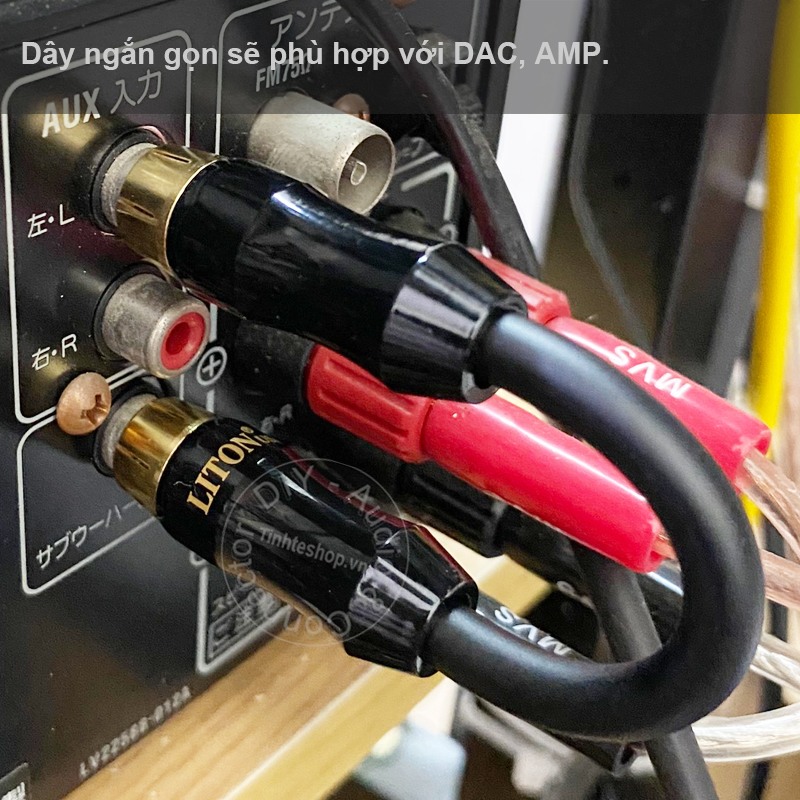 DIY RCA analog audio cable