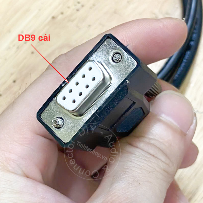 Customize DB9 pin female to DB15 female 2 row cable