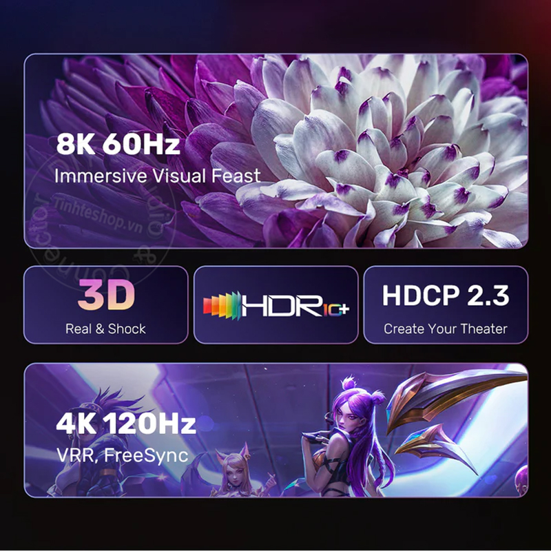 DP V1.4 to HD 8K signal cable