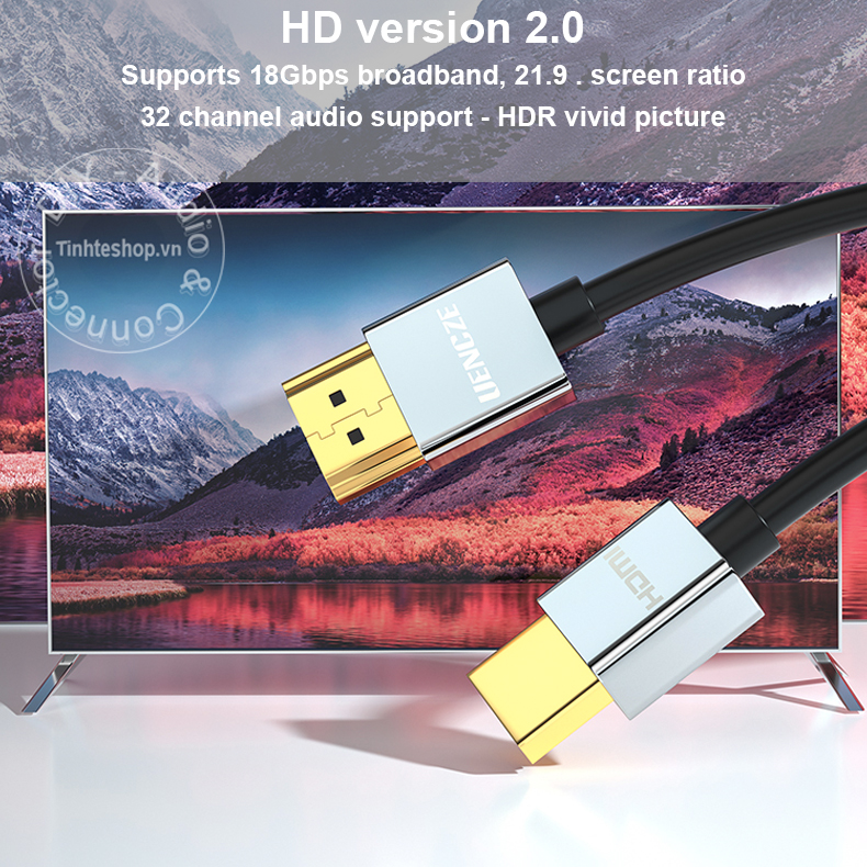 Ultra thin HDMI cable V2.0 support 4K