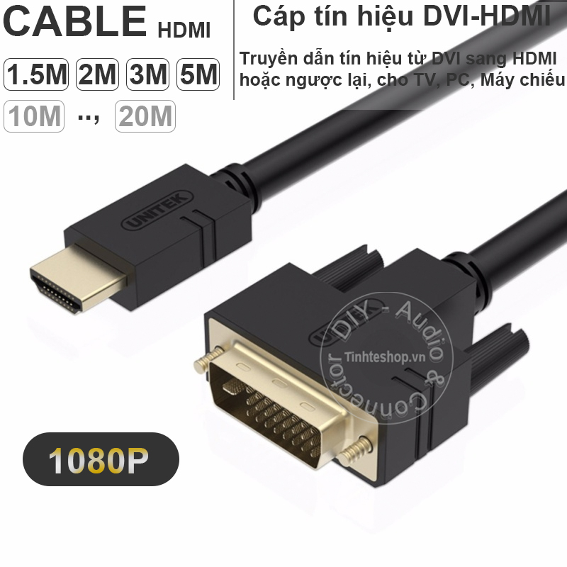 HDMI to DVI cable full HD 1080P