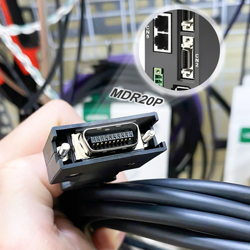 Dây nguồn MDR 20 Pin male to molex 9 Pin