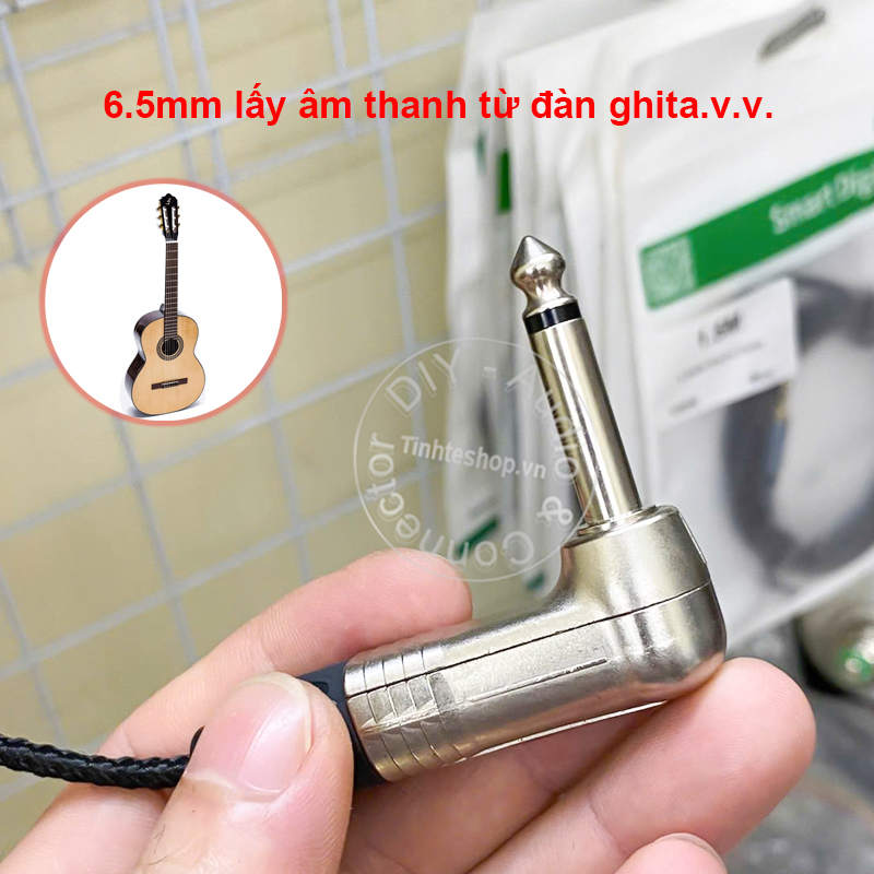 3.5mm screw lock to 6.35mm jack guitar audio cable Instrument cord for Sennheiser wireless SK EK 100 300 500 G3…