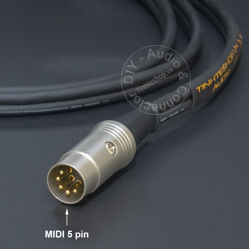 Dây âm thanh từ MIDI 5 pin ra 2 AV