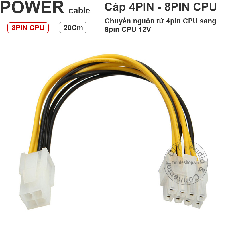 dây nguồn 4pin sang 8pin