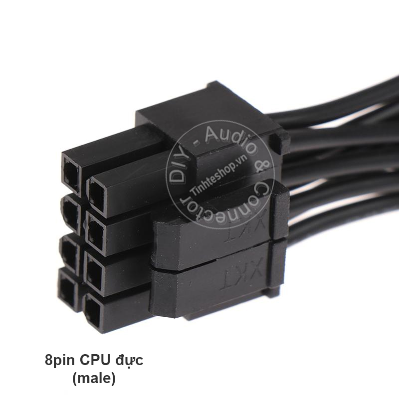 8 Pin Microprocessor Cáp nguồn 8pin CPU 4+4 nối dài 20Cm - 8 pin male to female CPU power ...