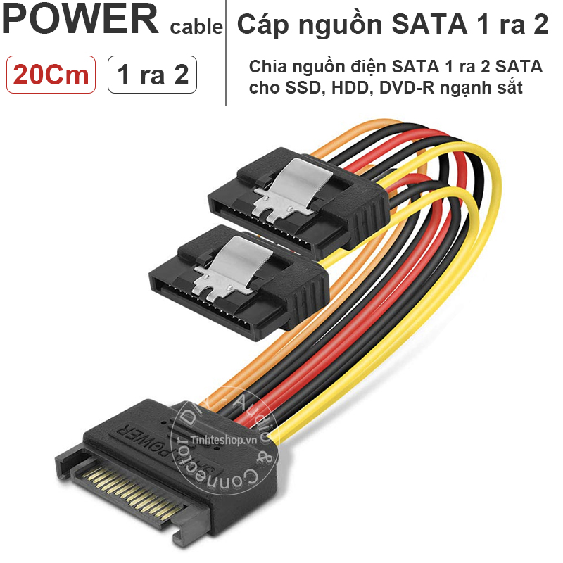 dây chia nguồn sata 1 ra 2