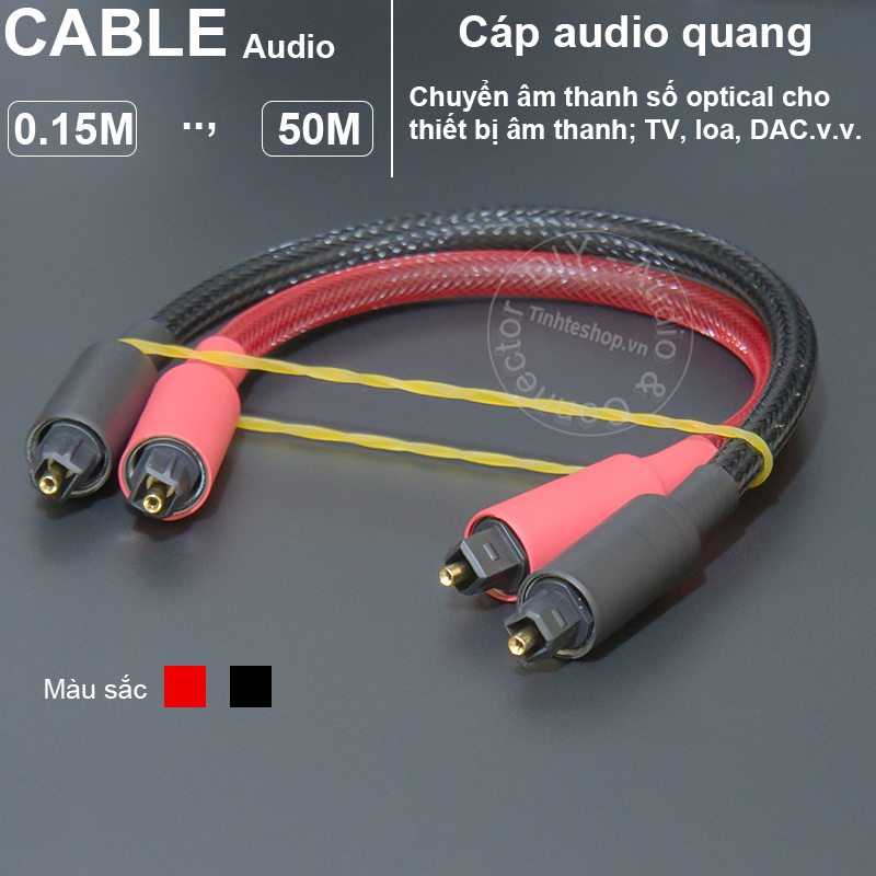 DIY optical audio cable concise design