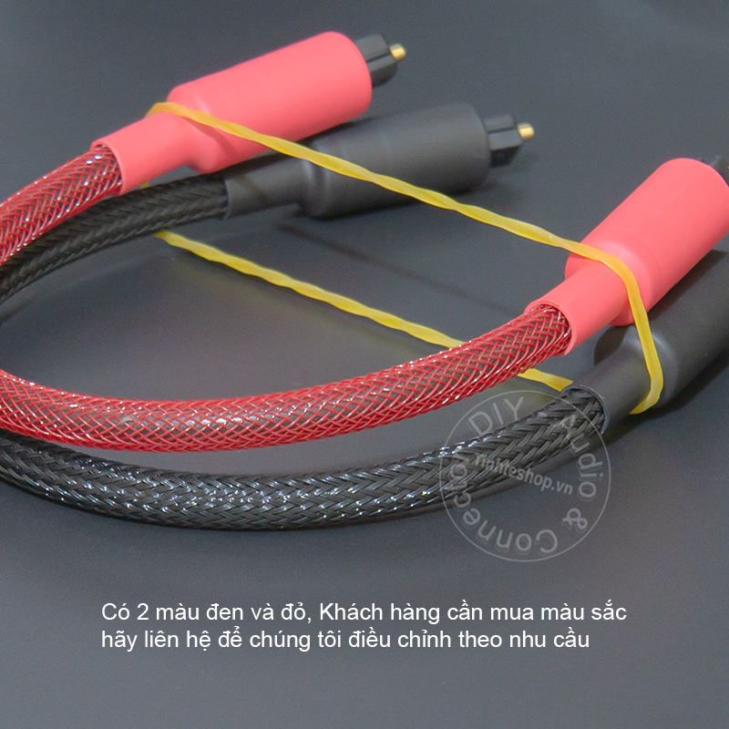 DIY optical audio cable concise design