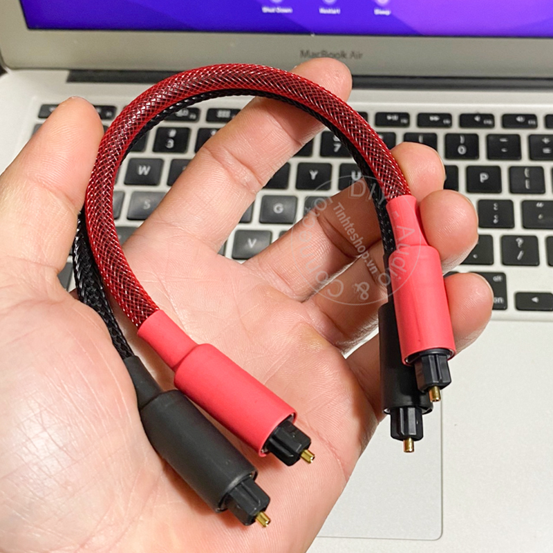 DIY optical audio cable concise design