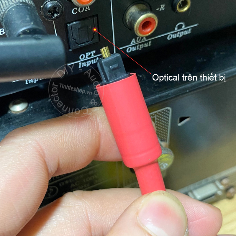 DIY optical audio cable concise design