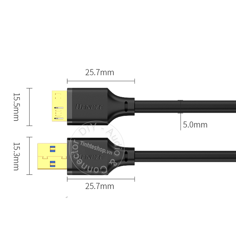 USB 3.0 AM to micro BM cable